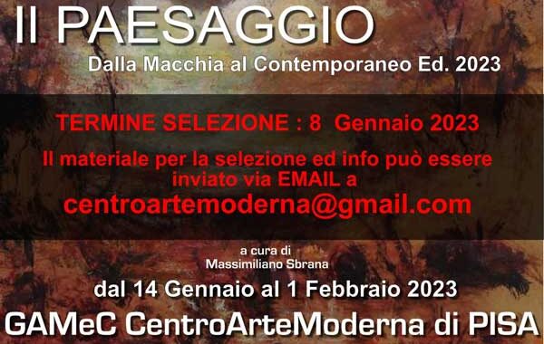 GAMeC Pisa: CALL FOR ARTISTS