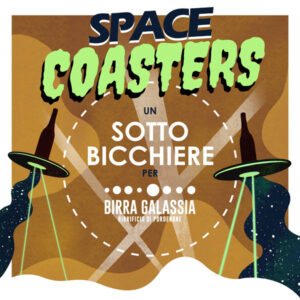 concorso di grafica SPACE COASTERS un sottobicchiere per Birra Galassia